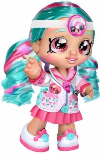 Kids Pre-School Fun Time Dr Cindy Pops 25cm Doll and 2 Shopkin Accessories