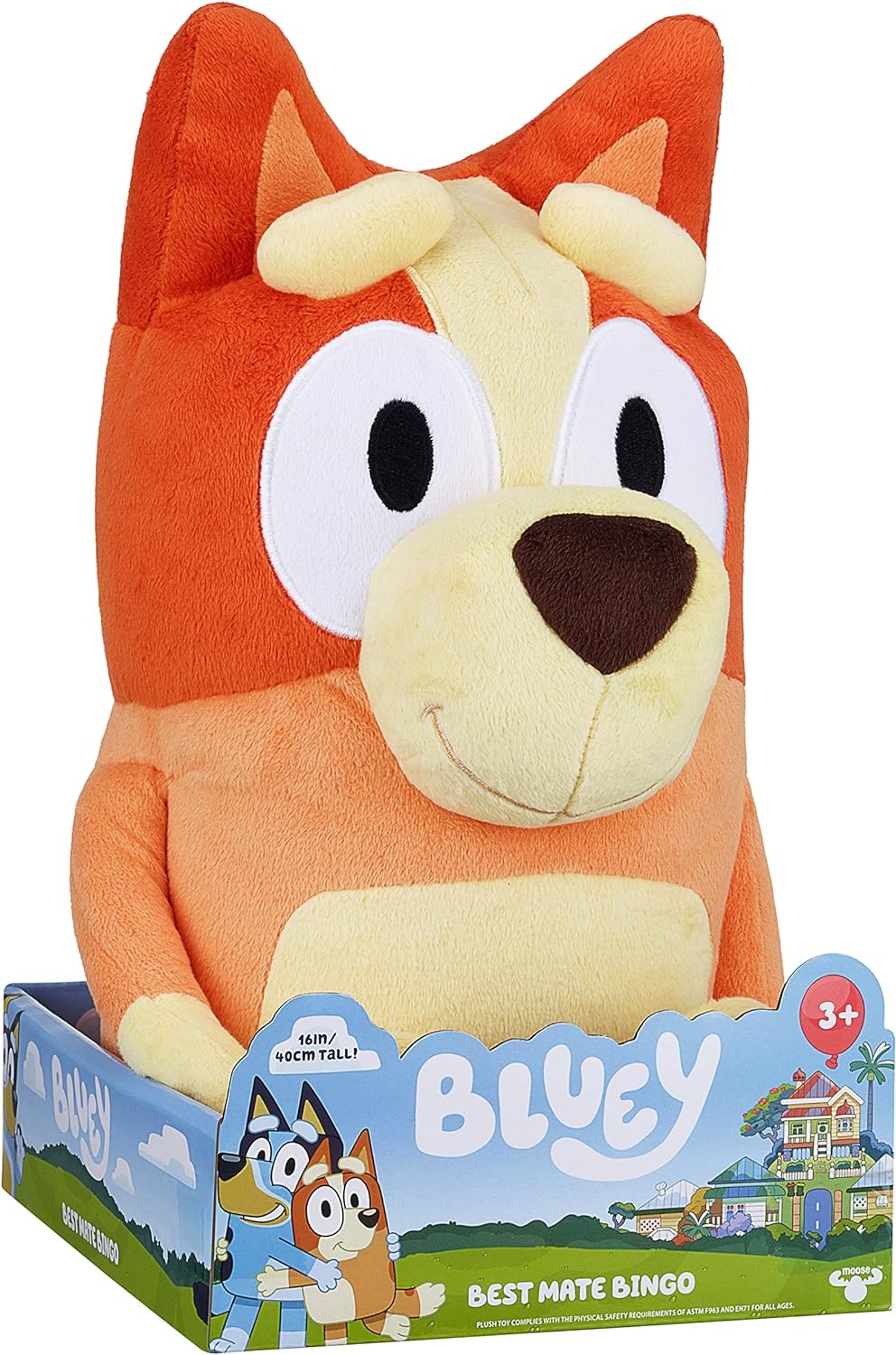 Bluey Bingo Best Mate Bingo Jumbo 41cm Plush Official Collectable Character