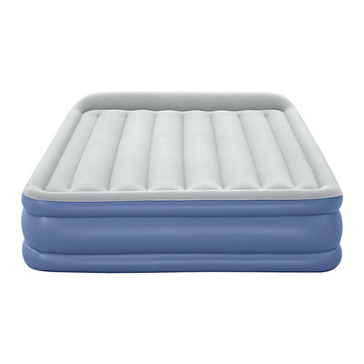 Bestway Air Mattress Queen Inflatable Bed 46cm Airbed Blue