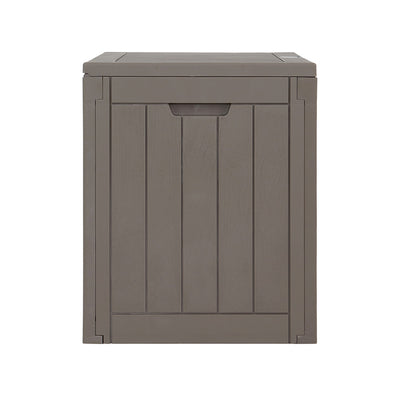 Gardeon Outdoor Storage Box 118L Container Lockable Indoor Garden Toy Tool Shed Grey