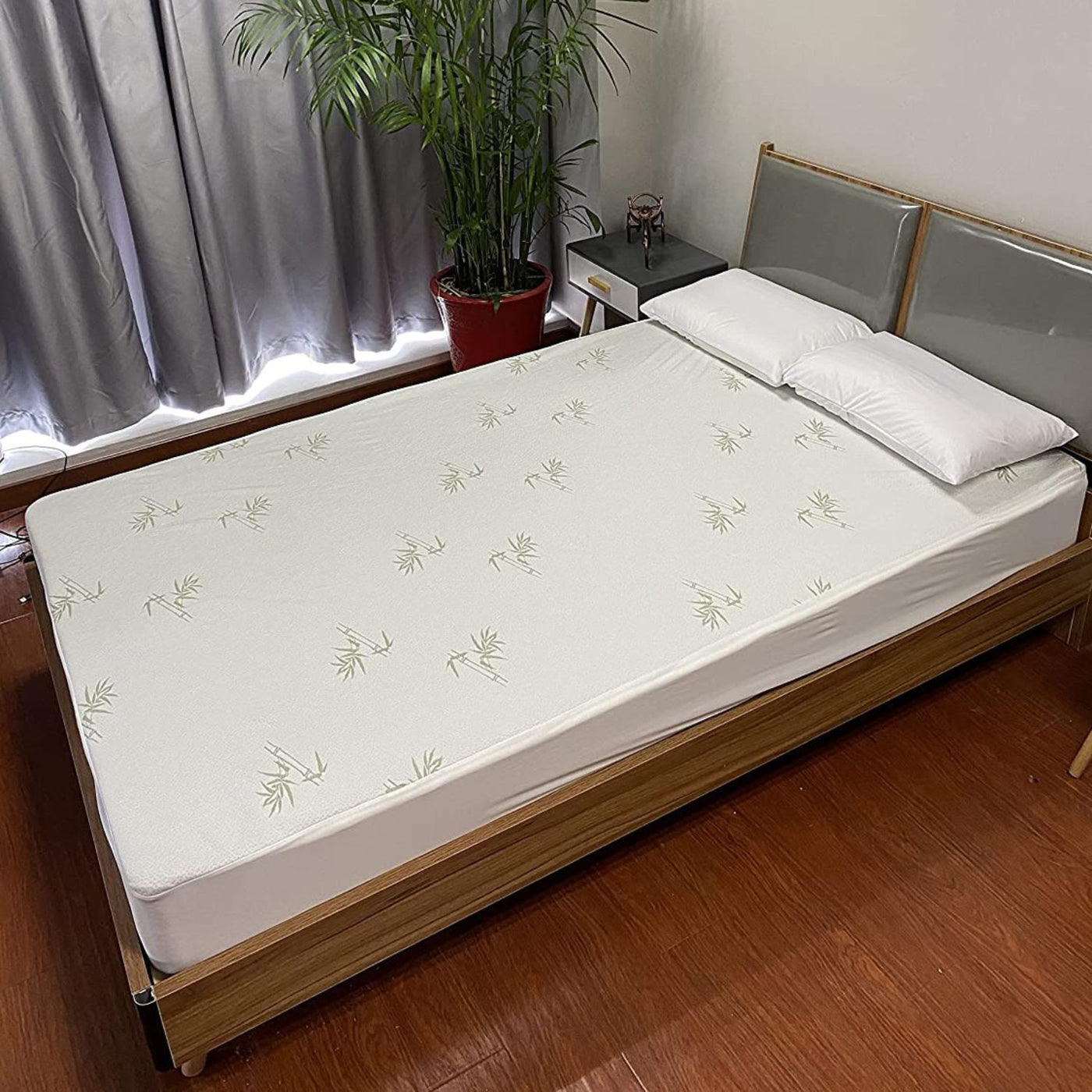 Gominimo Bamboo Jacquard Mattress Protector Single