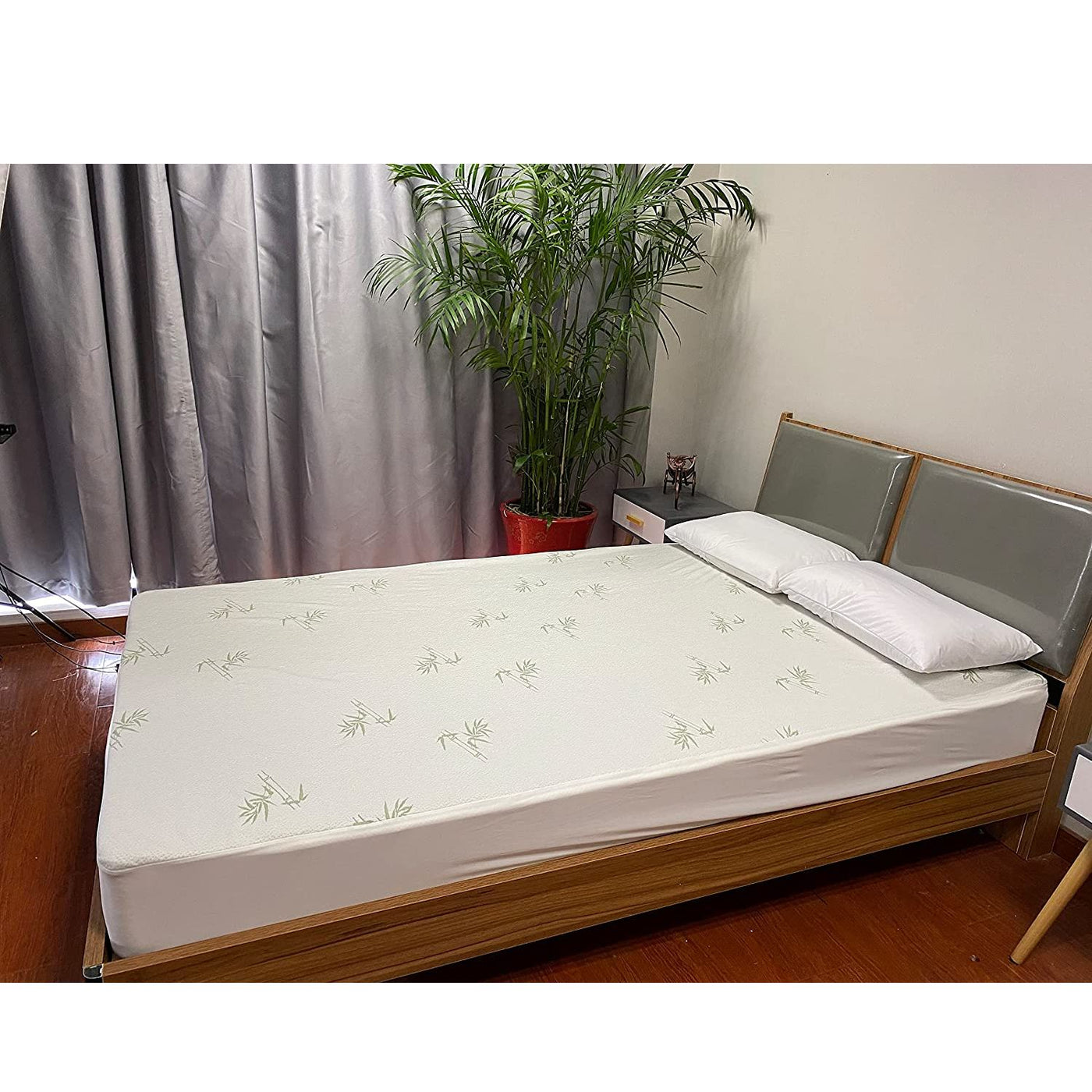 Gominimo Bamboo Jacquard Mattress Protector Single