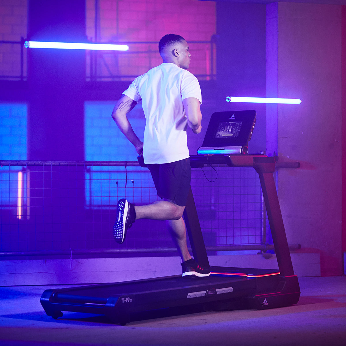 Adidas T-19x Treadmill with Zwift and Kinomap