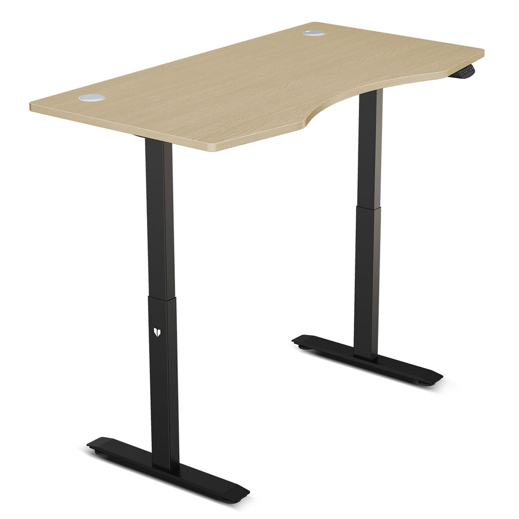 LSG Nimbus Walking Pad Treadmill + ErgoDesk Automatic Standing Desk 1500mm (Oak)