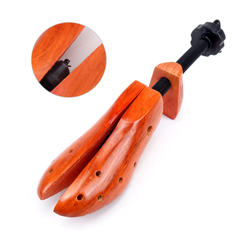 1 PCS Brown Adjustable Wooden Shoe Stretcher for Women, Small Size (EUR 34-38)