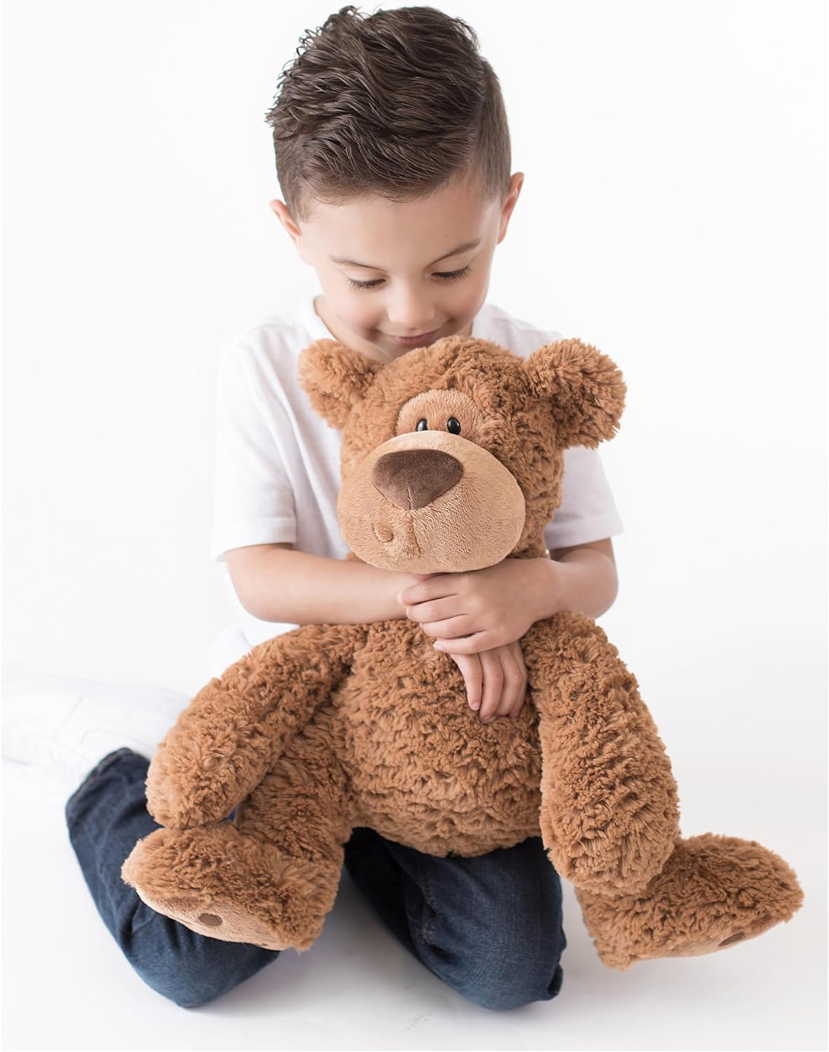 Grahm Polyester Kids Soft Toy Teddy Bear, Small, Brown
