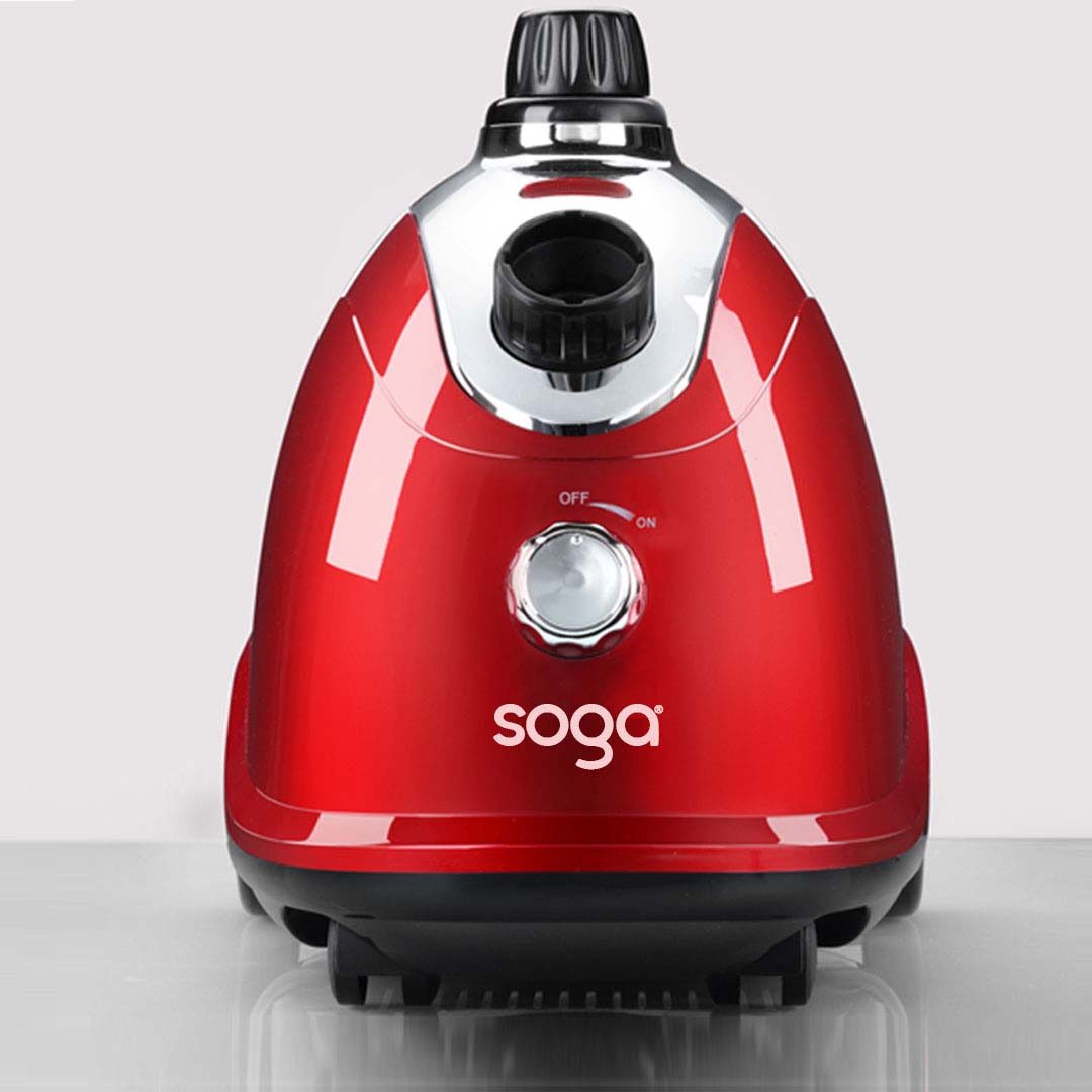 SOGA Garment Steamer Portable Cleaner Steam Iron Red