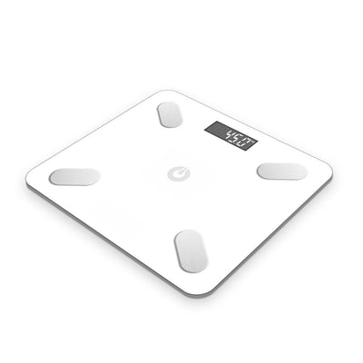 SOGA Wireless Bluetooth Digital Body Fat Scale Bathroom Weighing Scales Health Analyzer Weight White