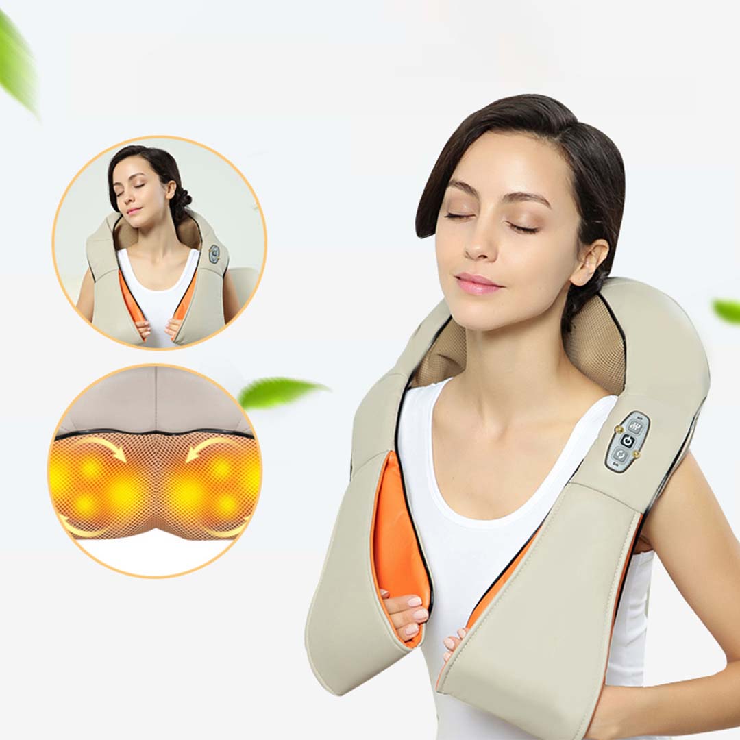 SOGA Electric Kneading Neck Shoulder Arm Body Massager With Heat Health Care